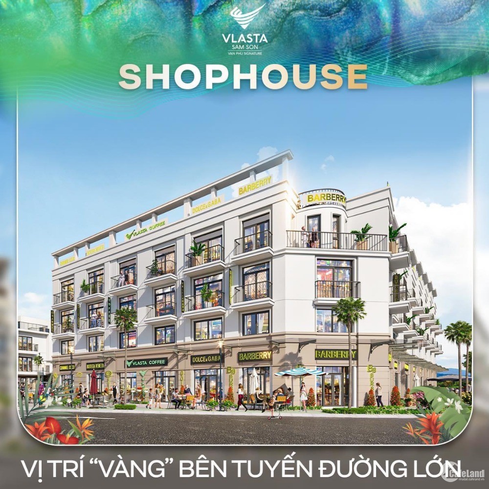 Shophouse Trục Chính Dự Án Văn Phú Sầm Sơn