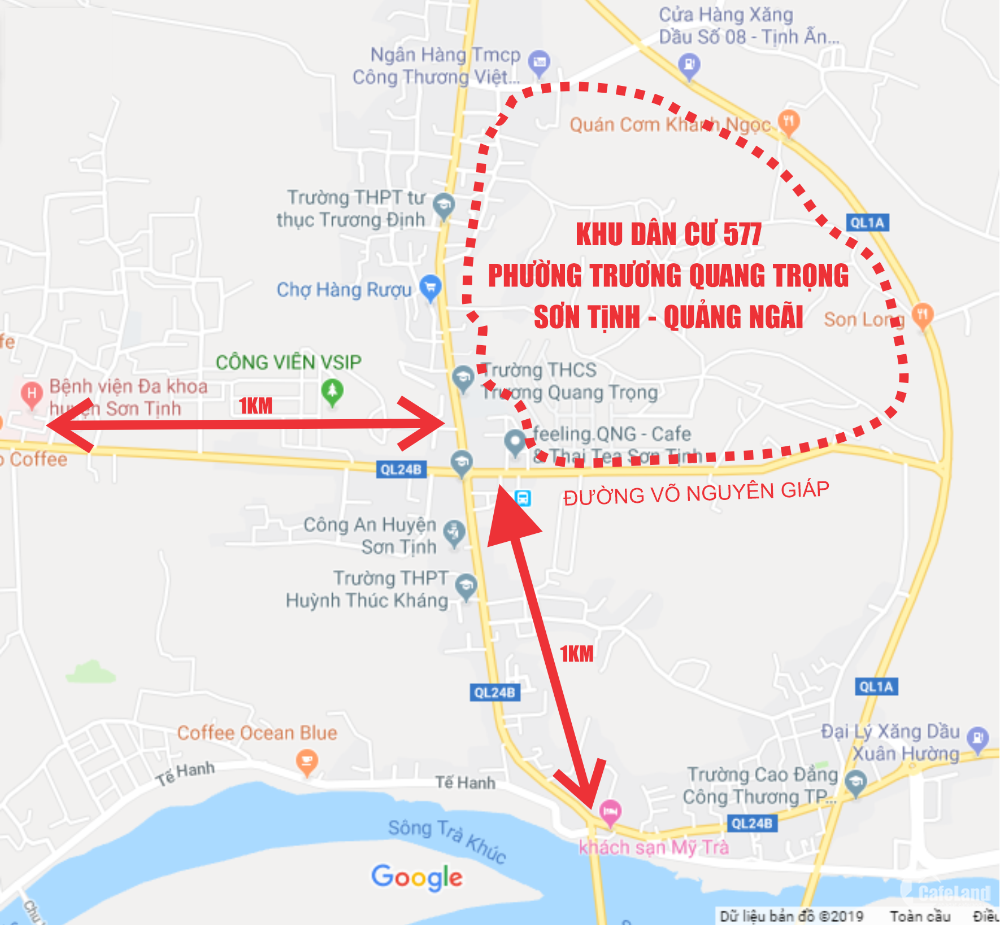 Đất Nền, Biệt Thự Khu Dân Cư Sơn Tịnh Quảng Ngãi, Giá Chỉ Từ 499 Tr