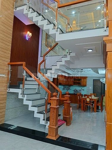 Hẻm 8M Thông,1/ Gò Xoài- Lô Tư, 4X18M Trệt Lửng 3 Lầu St, Full Ntcc