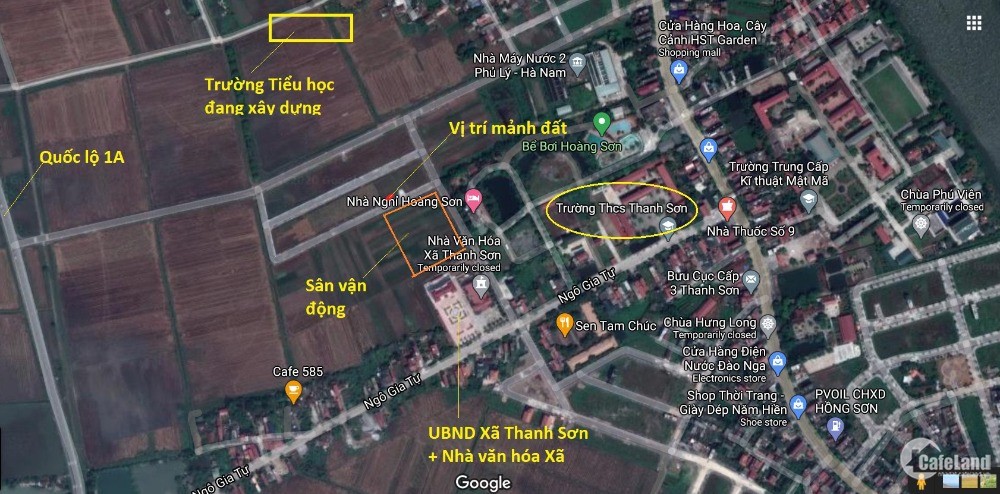 Bán Đất Tại Xã Thanh Sơn, Huyện Kim Bảng, Hà Nam