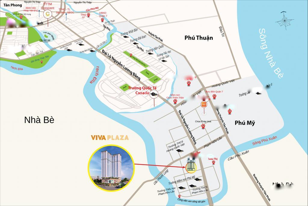 Sở Hữu Căn Hộ Chung Cư Viva Plaza, 2 Phòng Ngủ, 50 M2, Thỏa Thuận Tại 7 - Tp Hồ Chí Minh