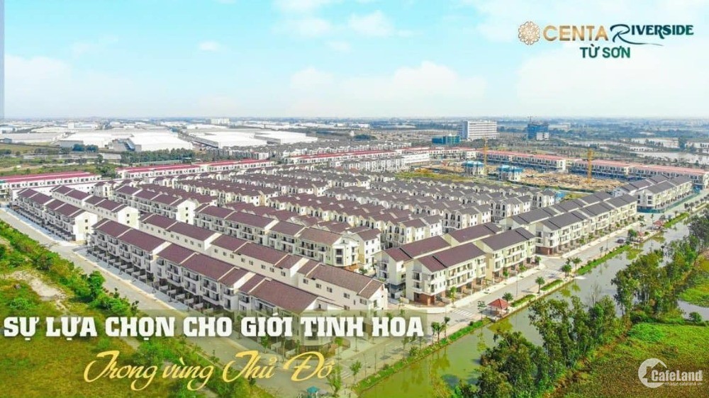 Bán Shophouse 120M2 Xây 3 Tầng Hướng Nam View Sông Tại Vsip Bắc Ninh