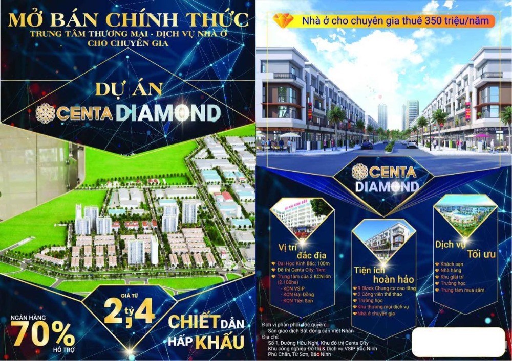 Centa Diamond Giá Chủ Đầu Tư 17Tr/M2 Lh 0326569236