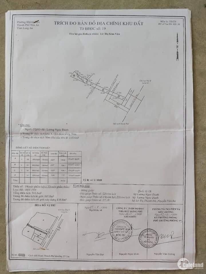 Cần Bán Đất Gần Khu Công Nghiệp Tân Hương