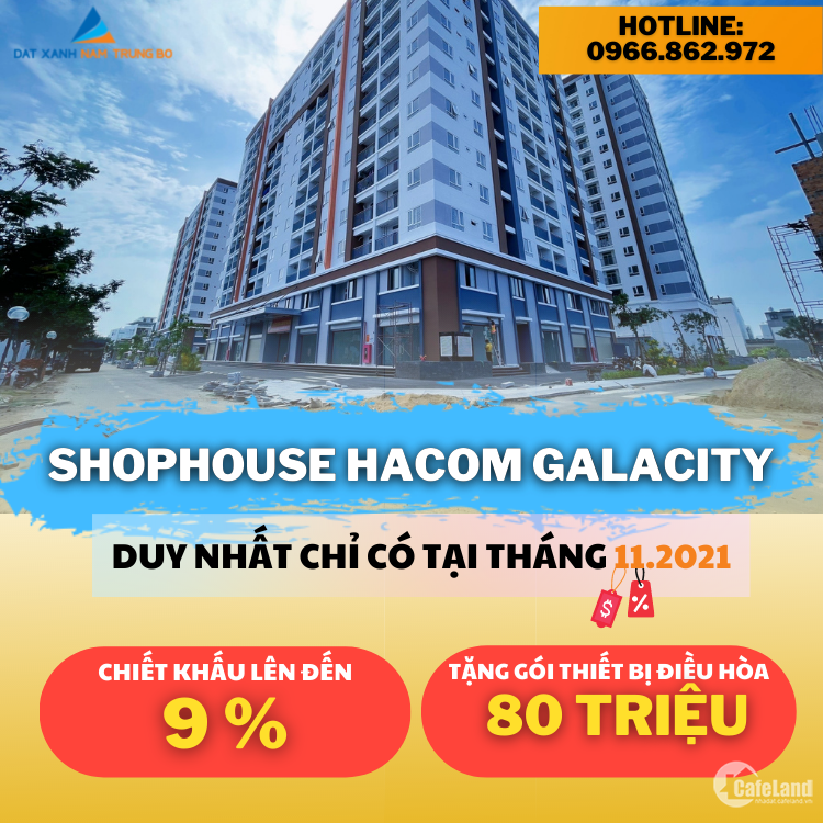 Bán Nhanh Shophouse Hacom Galacity.-K1-Ninh Thuận