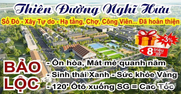 Đất Nền Bảo Lộc Golden City - Khu Dân Cư Đô Thị Xanh Hiện Đại Đầy Đủ Tiện Ích Sổ Đỏ Riêng Từng Nền