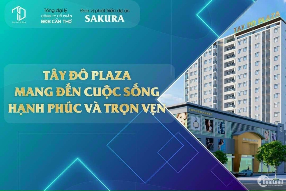 Căn Hộ Tây Đô Plaza Phong Cách Châu Âu Góp Tháng 10Tr Ngay Tp Cần Thơ