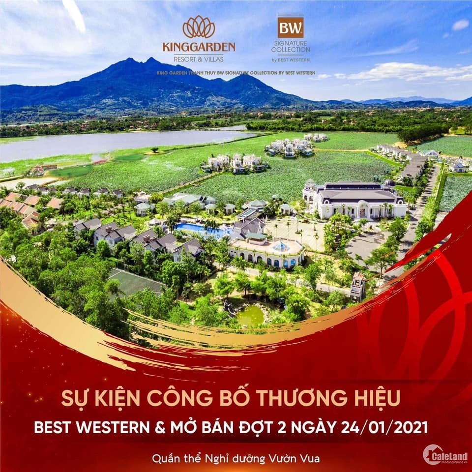 Cơ Hội Sở Hữu Biệt Thự Cuối Cùng Ở Vườn Vua Resort Giá 3,8 Tỷ