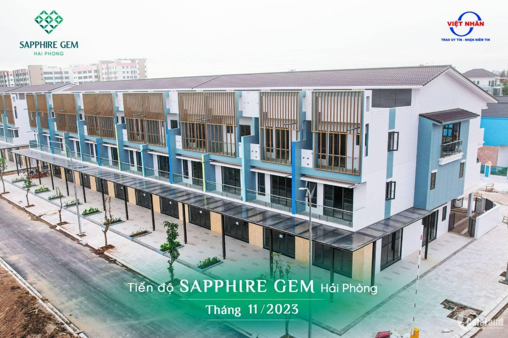 Bán Shopvillas 536M2 Sapphire Gem Hải Phòng. Cửa Ngõ Vinhomes Vũ Yên. Giá 25 Tỷ