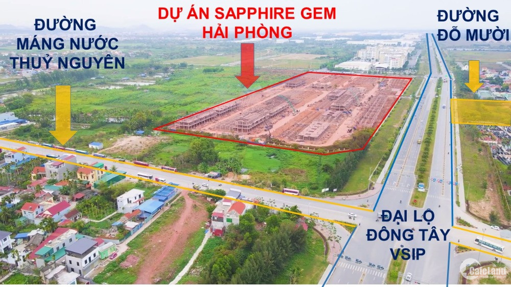 Bán Shopvillas 536M2 Sapphire Gem Hải Phòng. Cửa Ngõ Vinhomes Vũ Yên. Giá 25 Tỷ