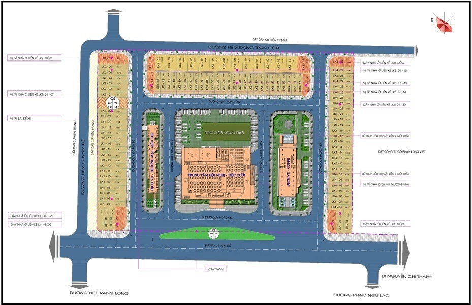 Dự Án Kdc Bossco Mt Lý Nam Đế, 100M2 Giá Tốt Nhất