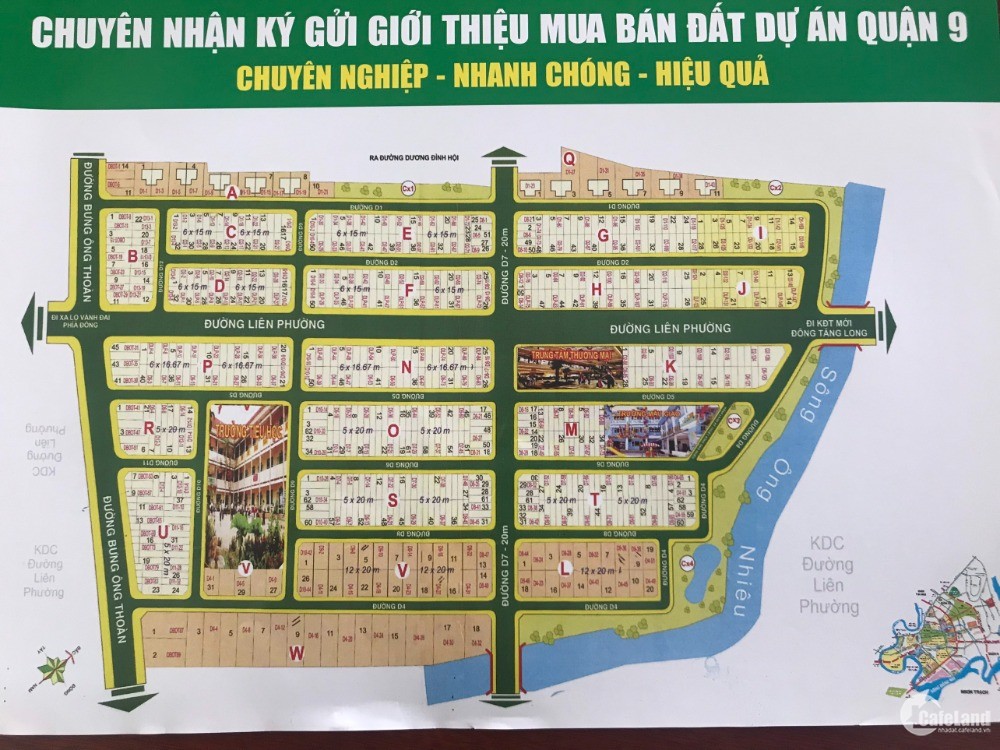 Chuyên Đất Nền Dự Án Kdc Sở Văn Hóa Thông Tin - Phường Phú Hữu , Quận 9, Tp Hcm.