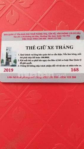Cho Thuê Phòng Trọ 40M2 Mặt Tiền Đường Gò Dầu, Tân Phú, Có Thang Máy