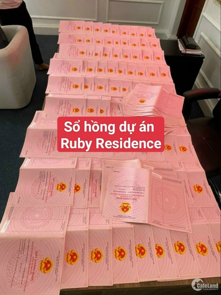 Những Lô Đất Nền Cuối Cùng Mặt Tiền Tl927C Dự Án Ruby Residence Nhanh Tay Kẻo Lỡ
