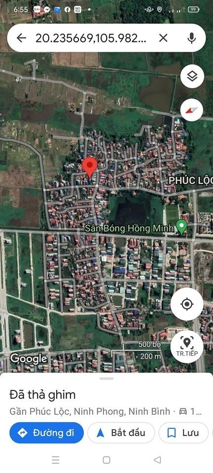 Đất Phúc Lộc Ninh Phong Dt 12X20 Tổng 240M2