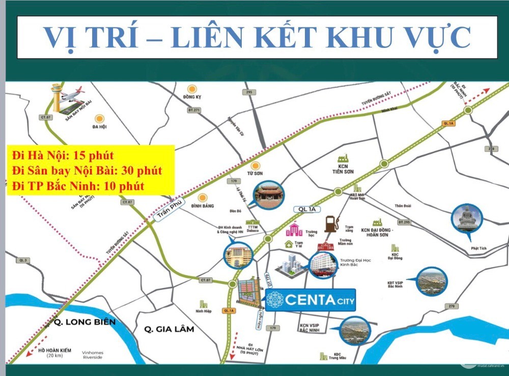 Dự Án"Kim Cương"Centa Diamond,Vị Trí Đắc Địa,Tiệních Hoàn Hảo Giáp Long Biên 6Km