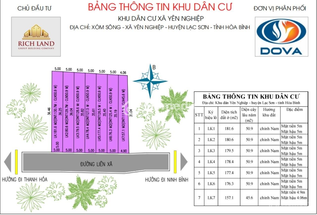 Duy Nhất Chỉ 155 Triệu - 197Triệu Quý Khách Hàng Đã Sở Hữu Lô Đất Đẹp Tại Hoà Bình