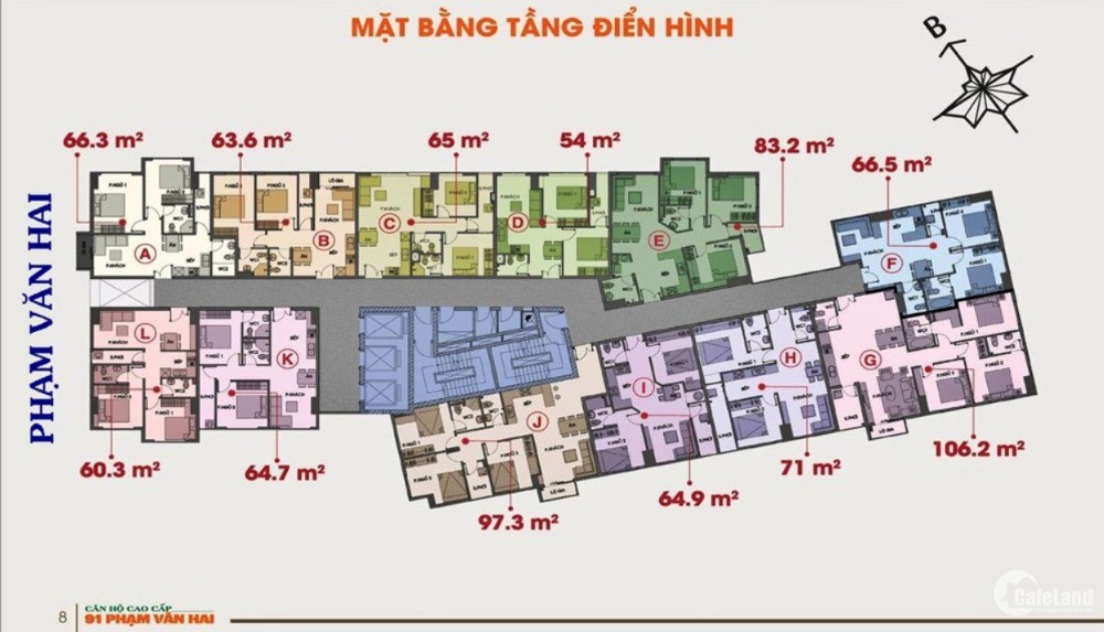 Bán Căn Hộ Central Plaza Tầng 17, Đối Diện Chợ Phạm Văn Hai & Trạm Metro Tuyến S