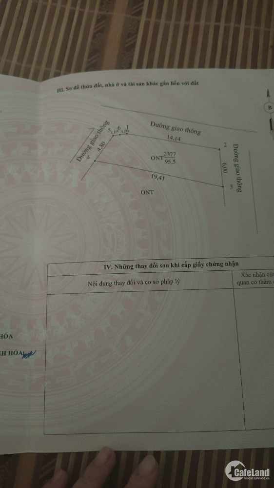 Bán Căn Nhà Hai Tang Tại Đồng Lọi Triệu Sơn