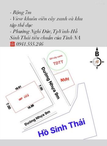 Bán Đất Phường Nghi Đức, Tpvinh Hướng Đông Bắc