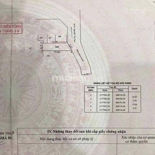 Bán Đất Hẻm 274 Nguyễn Văn Tạo 5X16M, 80M2 Giá 3 Tỷ100Tr