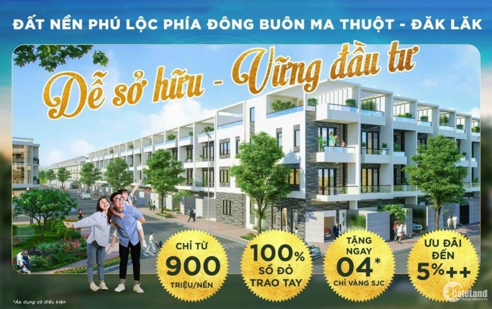 Bán Đất Nền Trung Tâm Hành Chính Mới Phía Đông Bắc Đăk Lăk