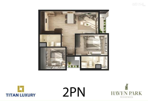 Bán Căn Hộ 2 Ngủ 2 Vệ Sinh , 68M2 Sử Dụng - View Đảo - Chung Cư Haven Park Ecopark - Giá Chỉ 3,1Xxx