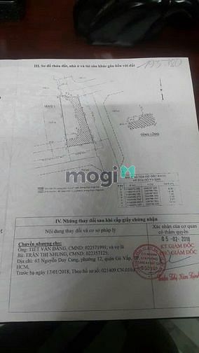 Bán Nhà Rộng Rẻ Hẻm Xe Hơi (7X16) 35/14 Nguyễn Tư Giản P12 Gò Vấp Emar