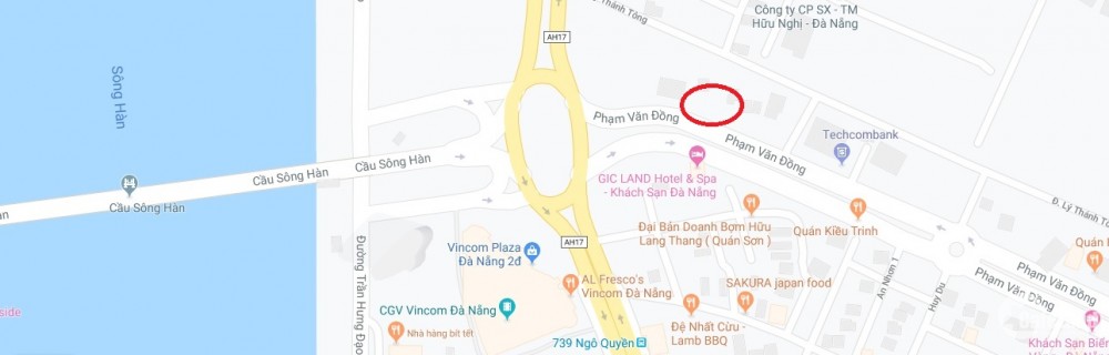 Cho Thuê Đất 2 Mặt Tiền Lô 1-2 Đường Phạm Văn Đồng, Đà Nẵng.