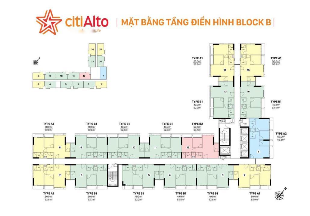 Cần Bán Căn Citi Alto, 2 Phòng Ngủ, 52 M2, Giá 1.85 Tỷ Tại 2 - Tp Hồ Chí Minh