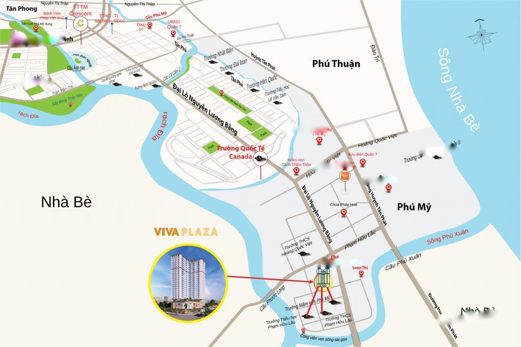 Bán Nhanh Chung Cư Viva Plaza, 2 Phòng Ngủ, 81 M2, Giá 3.64 Tỷ Tại 7 - Tp Hồ Chí Minh