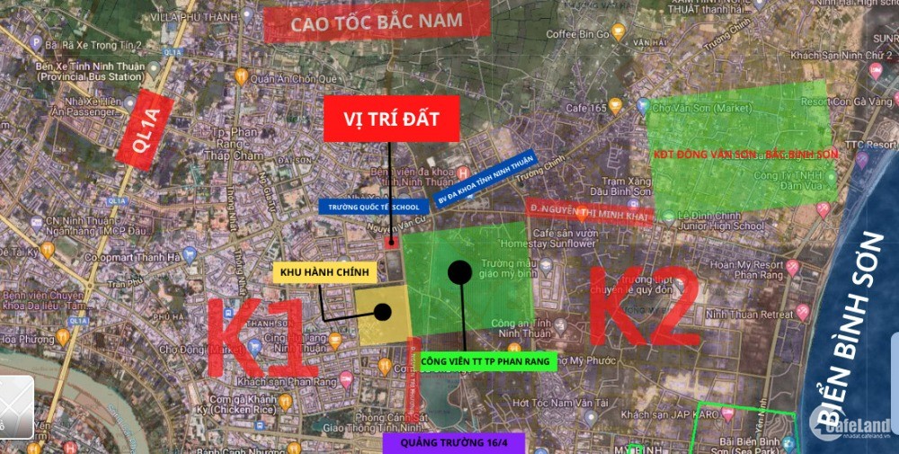Đất Khu Đô Thị K1 Phan Rang Ninh Thuận