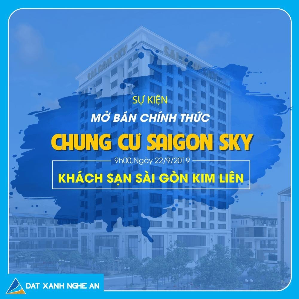 Mở Bán Chung Cư Cao Cấp Sài Gòn Sky Ngay Trung Tâm Tp Vinh
