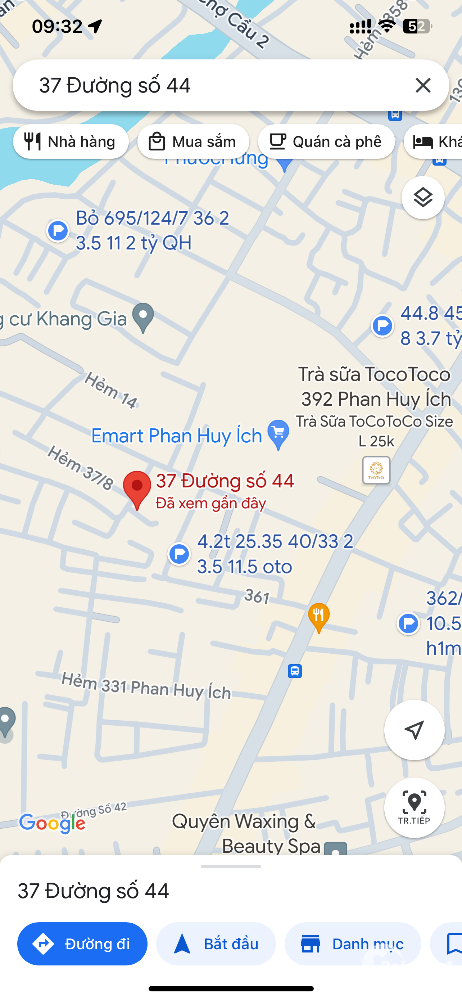 Bán Nhà 65M2 Đi Bộ Ra Emart Phan Huy Ích Gò Vấp 2 Tầng, 3Pn