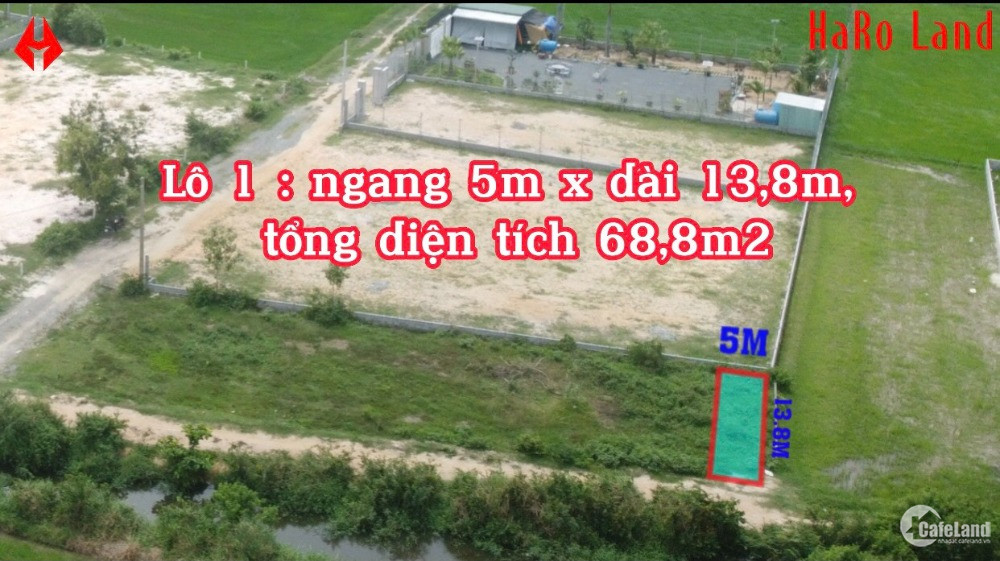 Bán 69M2 Đất Odt Lô 2 Đinh Bộ Lĩnh - Phước Hội - Tx Lagi Giá Ngộp 750 Triệu
