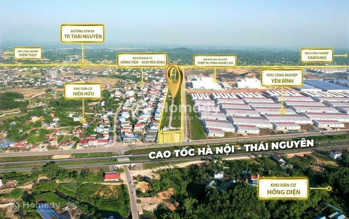 Đất Sẵn Sổ Đối Diện Cổng Kcn Phổ Yên, Thái Nguyên
