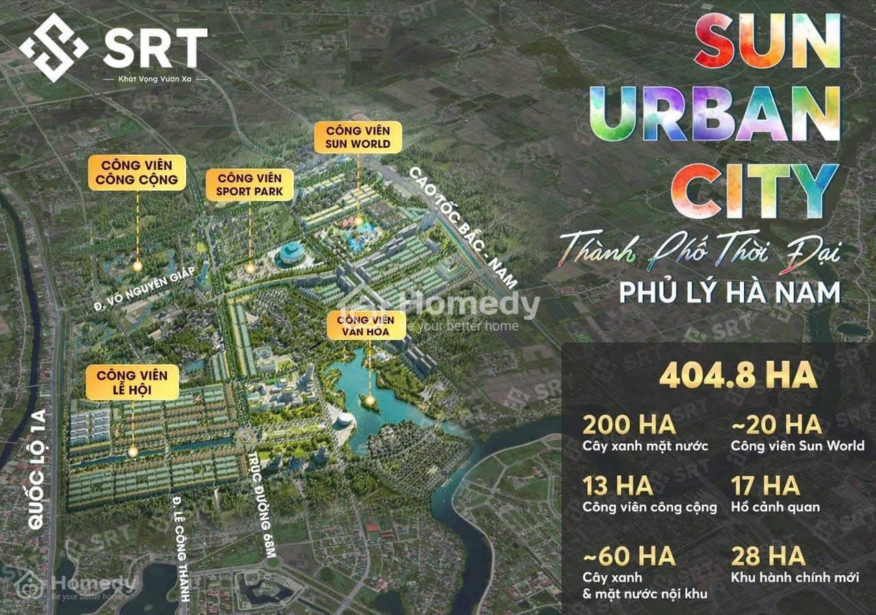 Sun Urban City - Thành Phố Thời Đại. Nhận Giữ Chỗ Ưu Tiên Thấp Tầng Và Cao Tầng. Chính Sách Cực Tốt