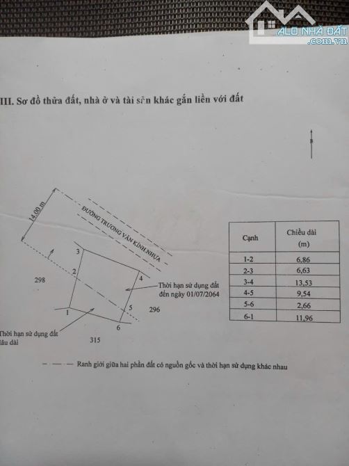 Bán Đất Mặt Tiền Đường Trương Văn Kỉnh ( Phú Hòa)