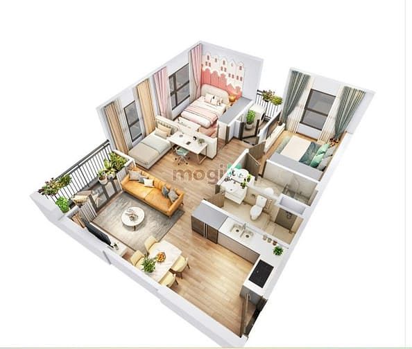 🔥 Bán Gấp Căn Hộ 2N+ – 64M² Vinhomes Smart City, Tòa Sa1