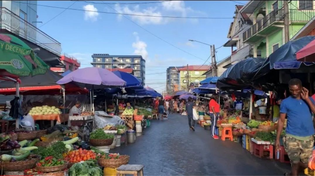 ⁣Bourda Market Guyana 🇬🇾