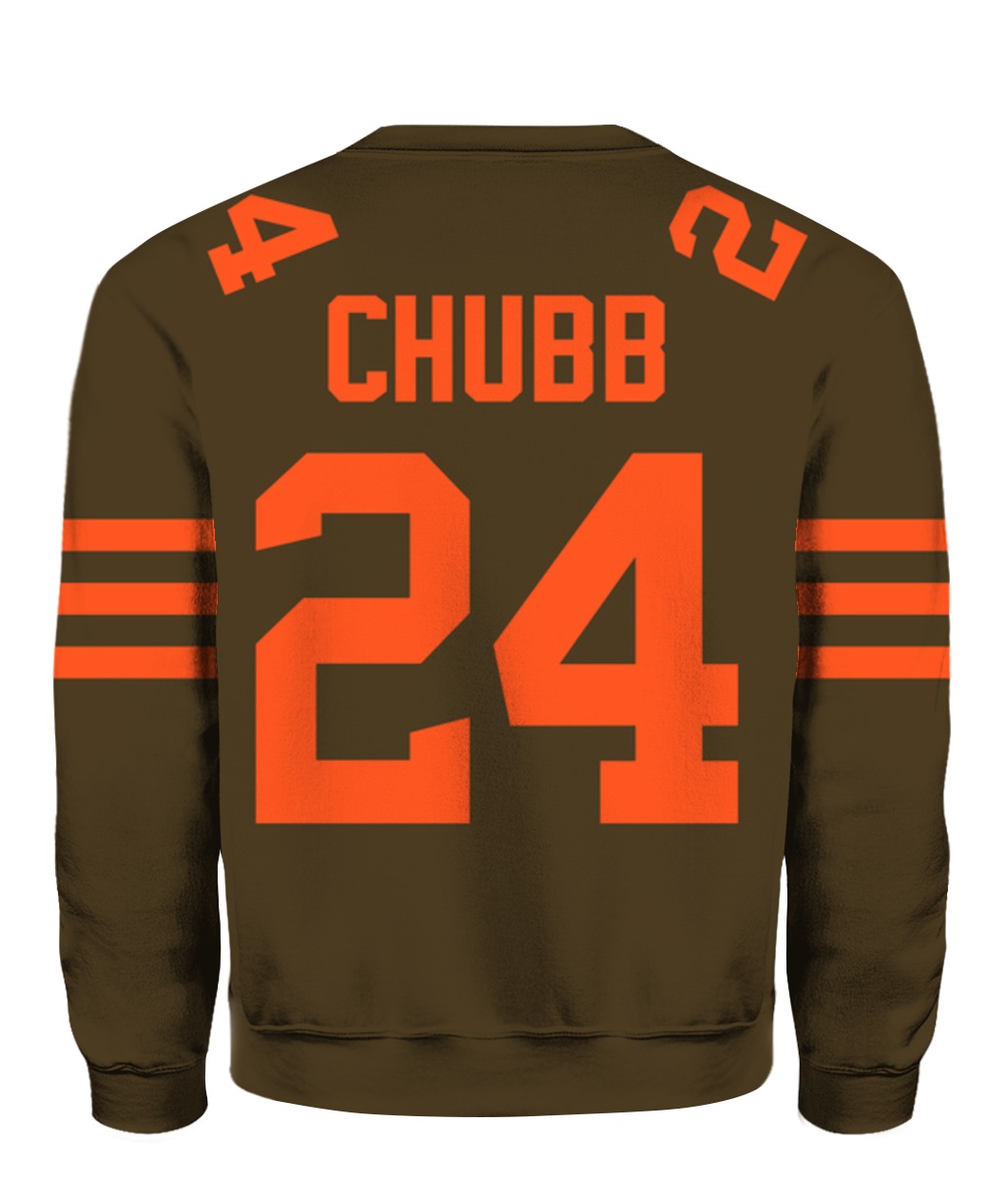 Nick Chubb #24 Cleveland Browns RB Graphic T-Shirt Dress for Sale by Jasen  Black