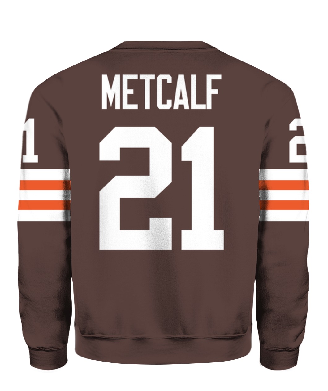 Unsigned Eric Metcalf Jersey #21 Cleveland Custom Stitched White