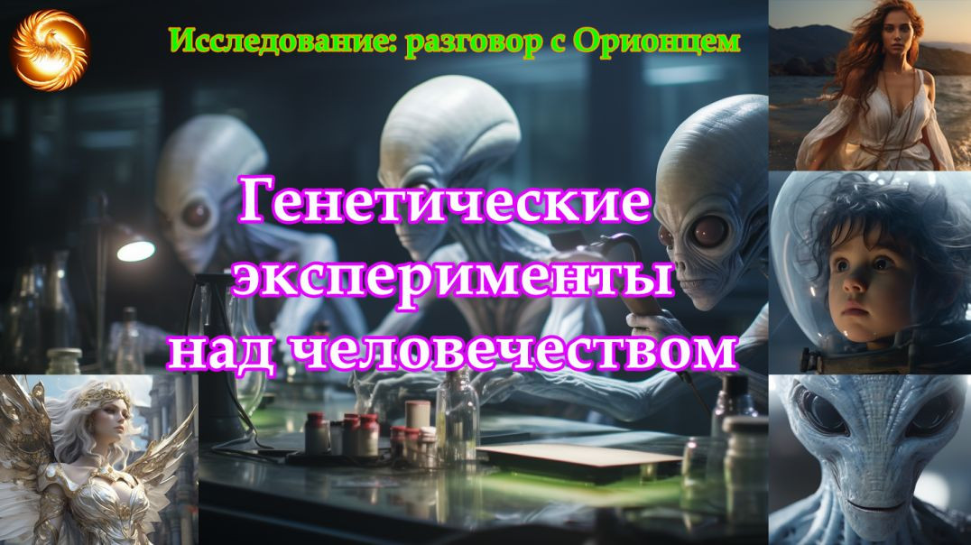 ⁣Генетические эксперименты над человечеством. Исследование: Разговор с Орионцем.