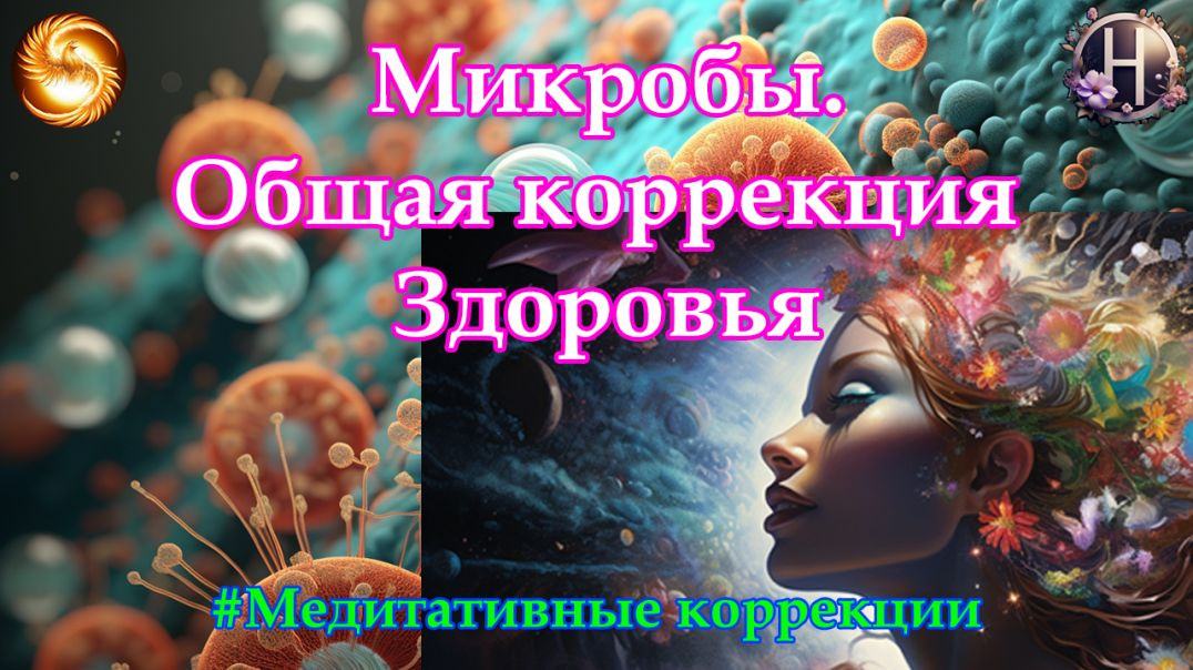 Медитативные коррекции: Микроорганизмы. Общая коррекция Здоровья.