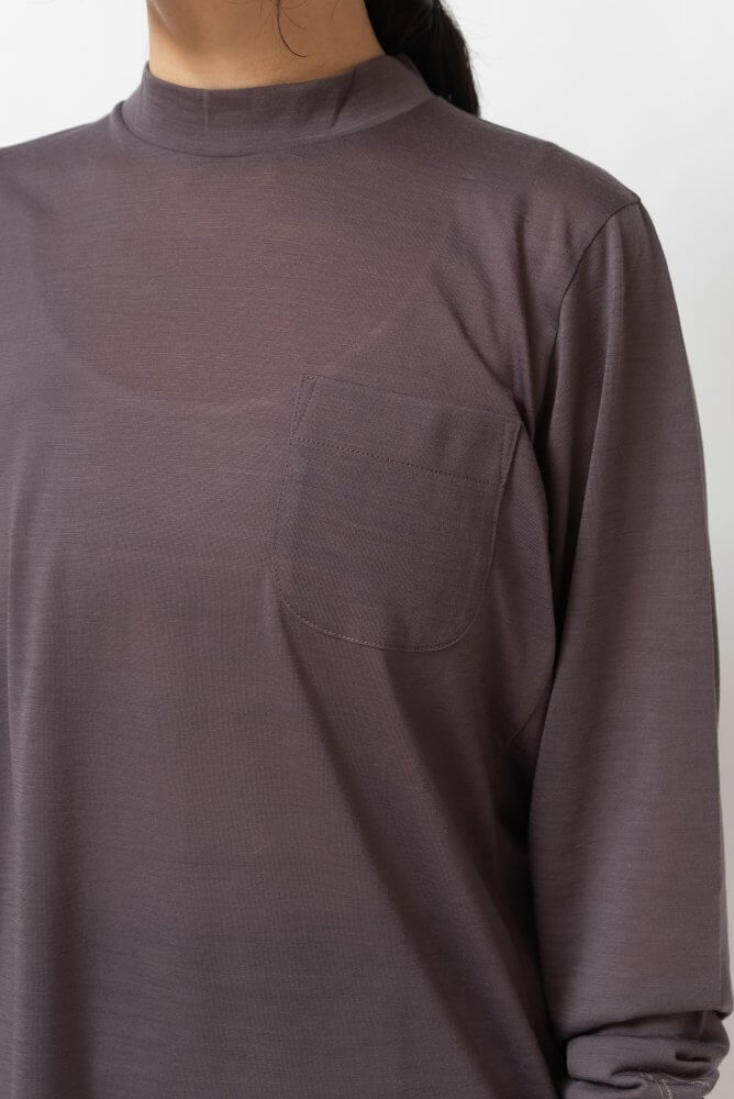 atelierbluebottle MOCK-LONG SLEEVE