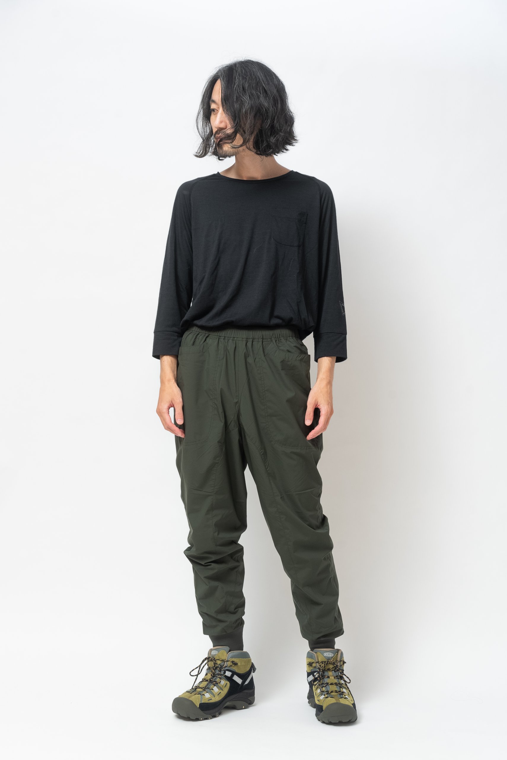 ネオウールパンツatelier blue bottle NEO WOOL pants Ｓ - パンツ