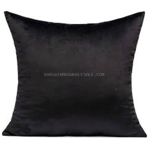 GLASS PILLOW 20'' BLACK