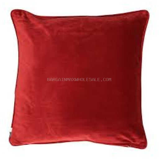 GLASS PILLOW 20'' RED