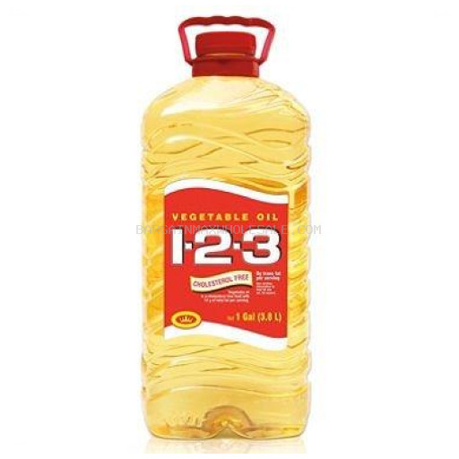 1-2-3 VEGETABLE OIL 4/128 OZ