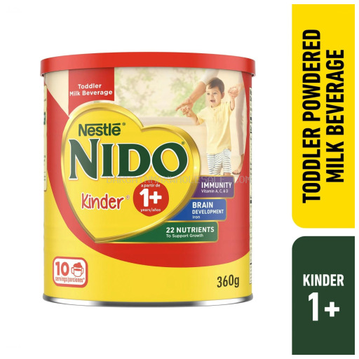 NIDO KINDER 1+ POWDER MILK 6/360G